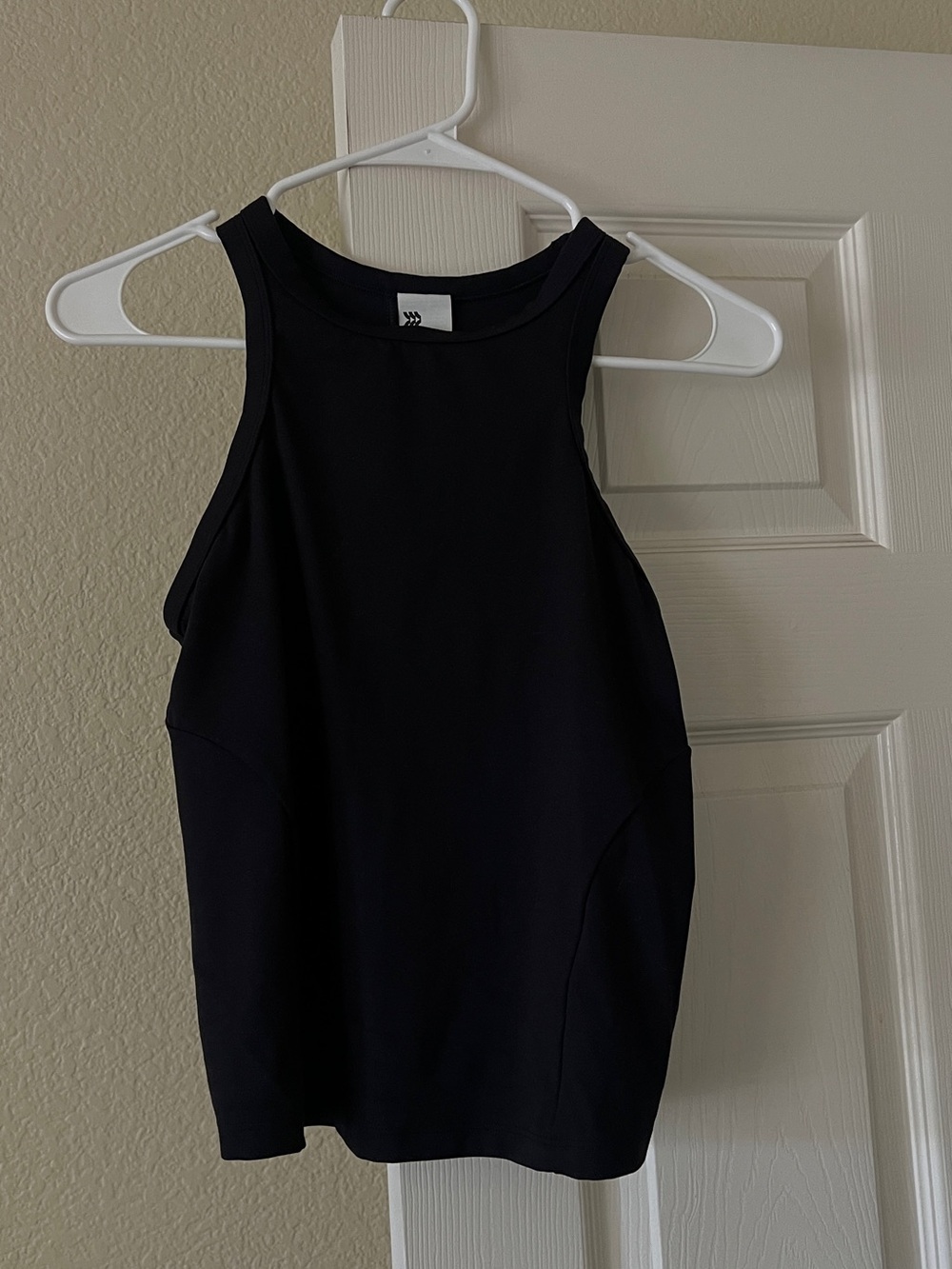 all in motion Black High-Neck Performance Tank